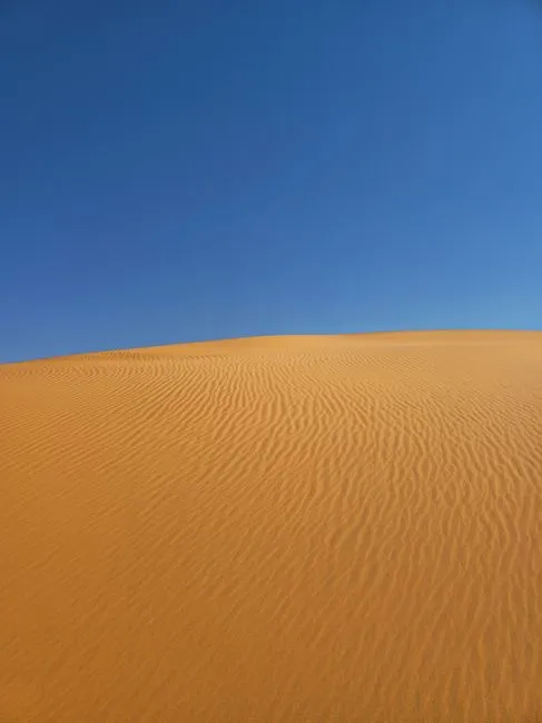 Rocky desert landscape on the route to Zagora